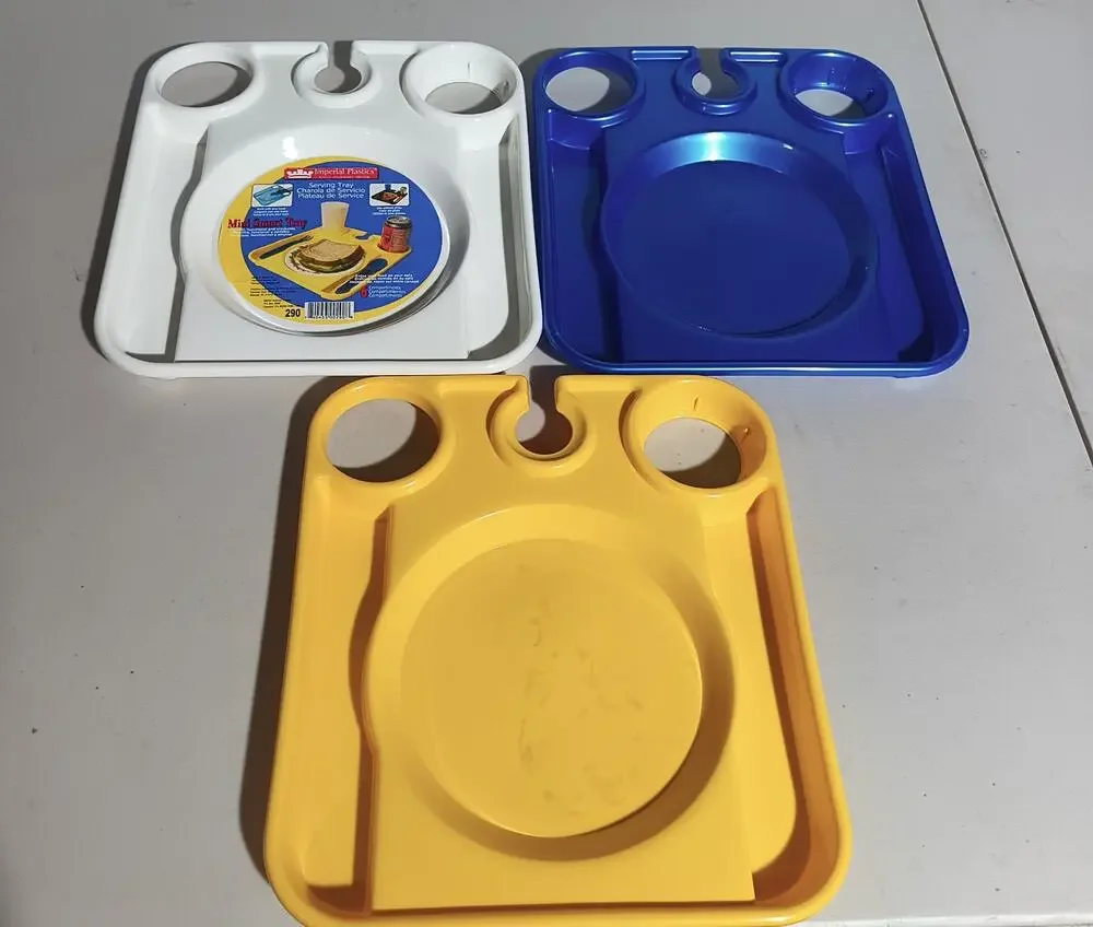 Imperial Plastics Mini Smart Serving Trays Set of 3